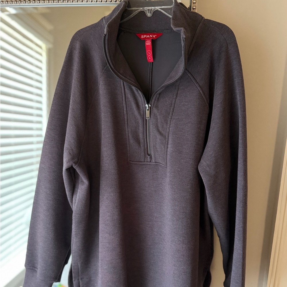 NWOT SPANX AirEssentials® Brushed Half Zip Tunic -large
